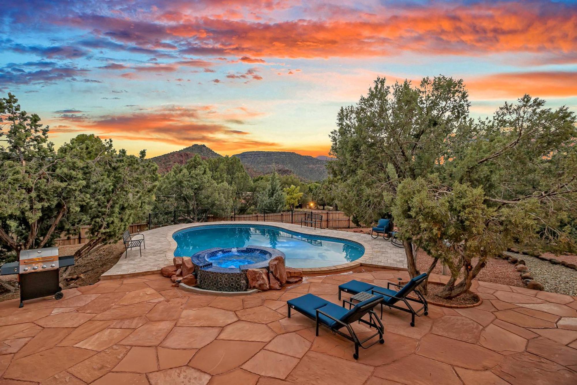 Sedona'S Paradise Found, Saltwater Pool And Hot Tub, Private Oasis! 외부 사진