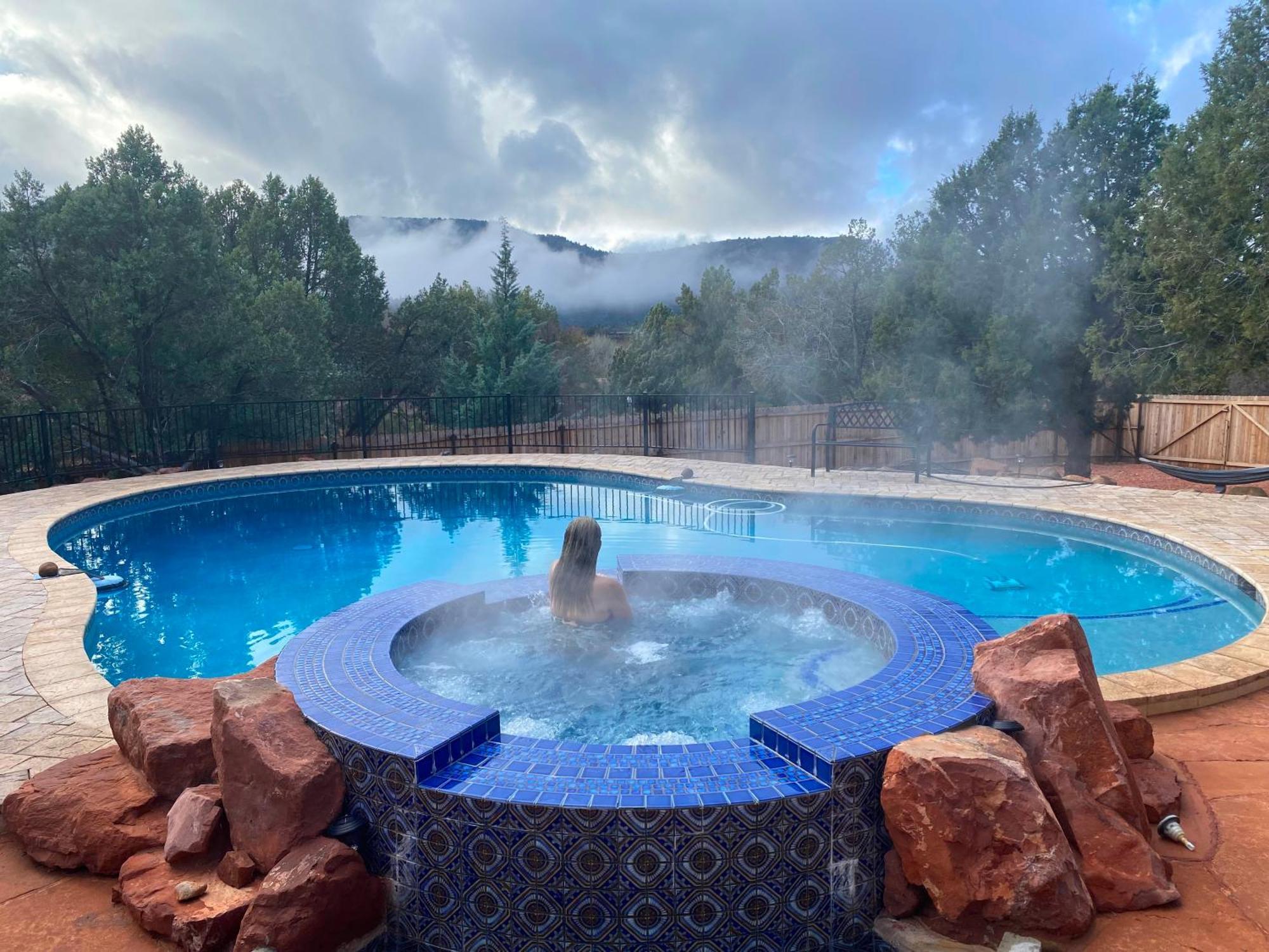 Sedona'S Paradise Found, Saltwater Pool And Hot Tub, Private Oasis! 외부 사진