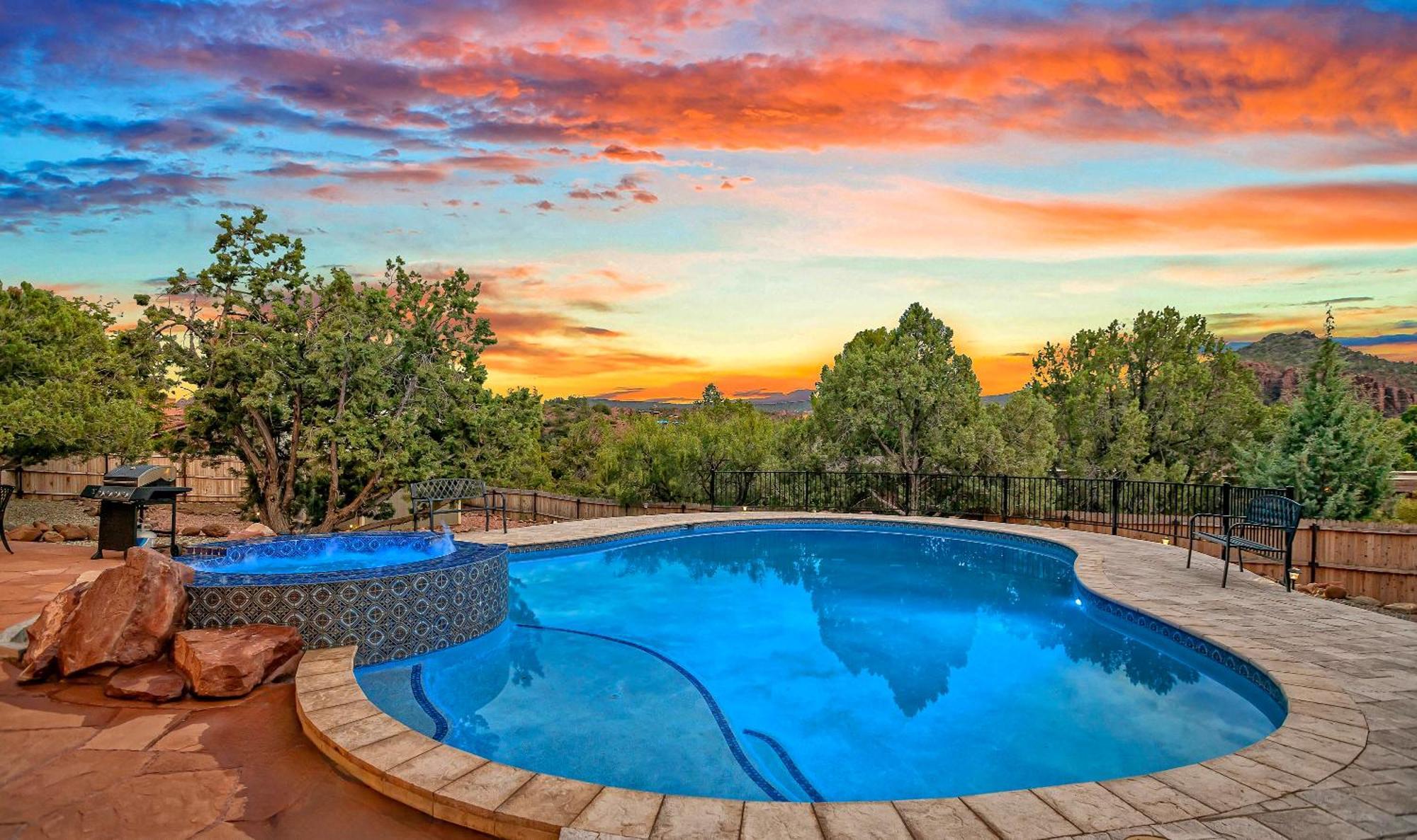 Sedona'S Paradise Found, Saltwater Pool And Hot Tub, Private Oasis! 외부 사진
