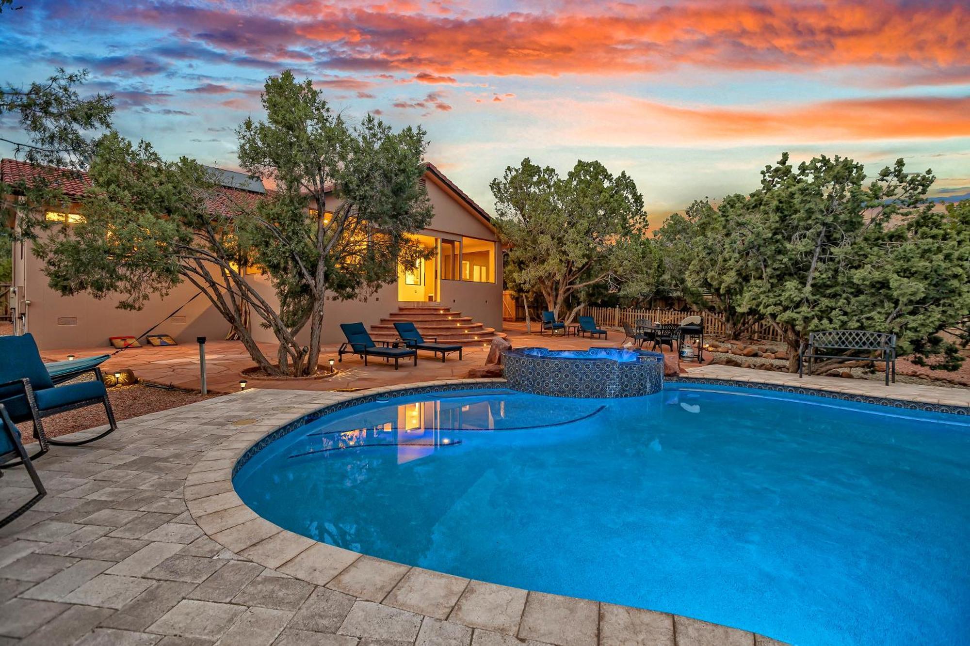 Sedona'S Paradise Found, Saltwater Pool And Hot Tub, Private Oasis! 외부 사진