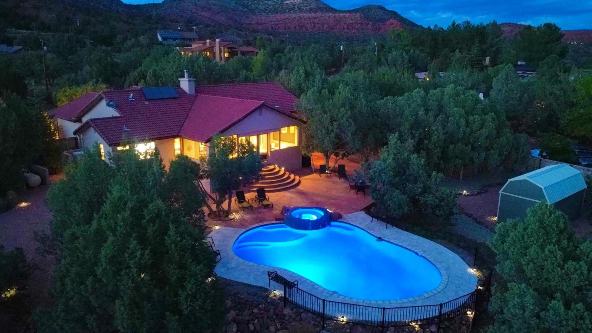 Sedona'S Paradise Found, Saltwater Pool And Hot Tub, Private Oasis! 외부 사진
