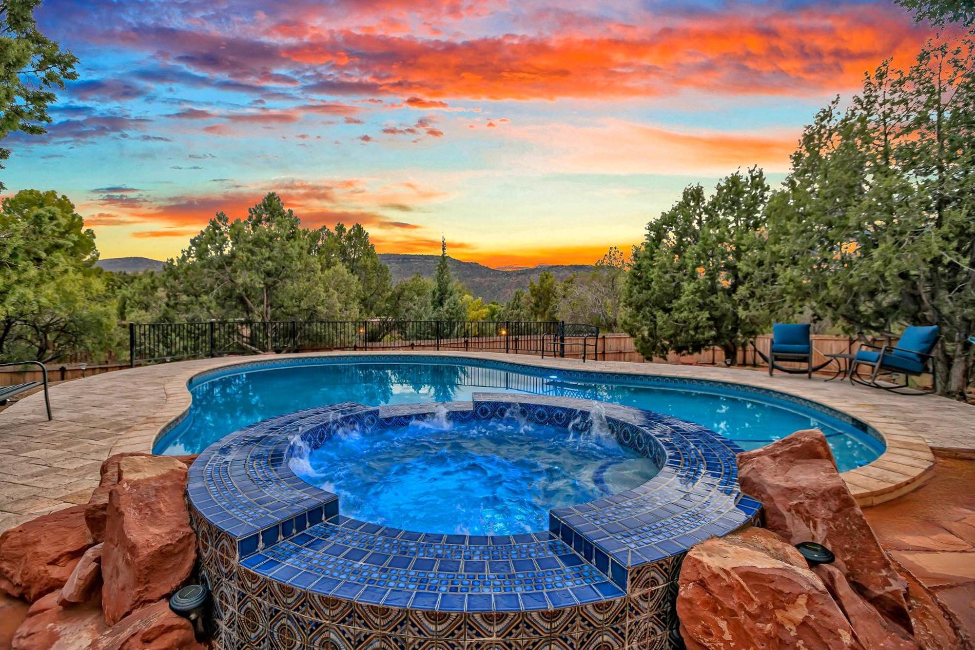 Sedona'S Paradise Found, Saltwater Pool And Hot Tub, Private Oasis! 외부 사진
